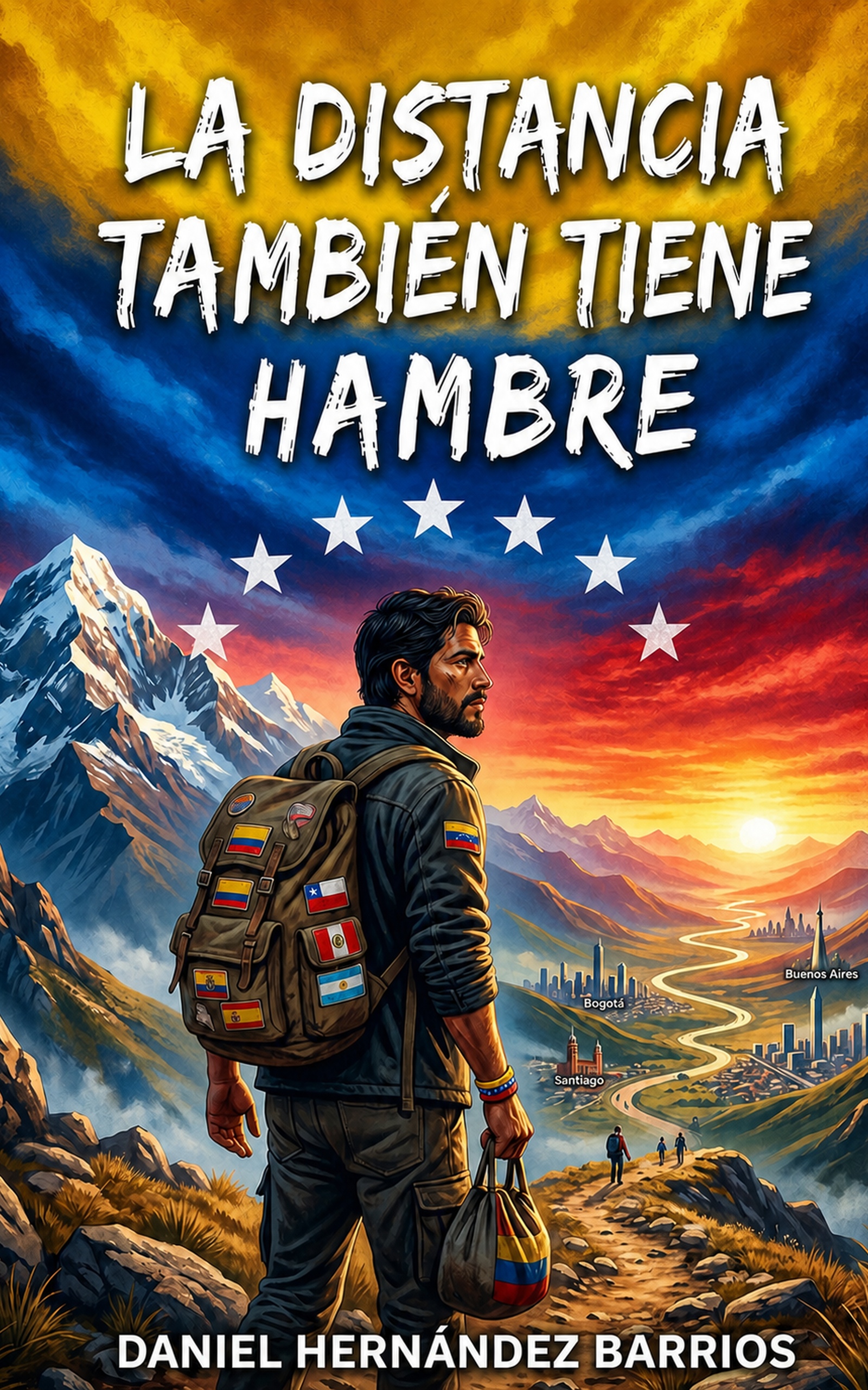 Portada completa de La distancia también tiene hambre